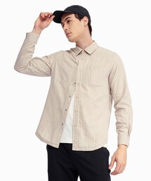 AIGLE（エーグル）の「吸水速乾 リバーシブルシャツ / ストライプ ギンガムチェック（シャツ/ブラウス）」