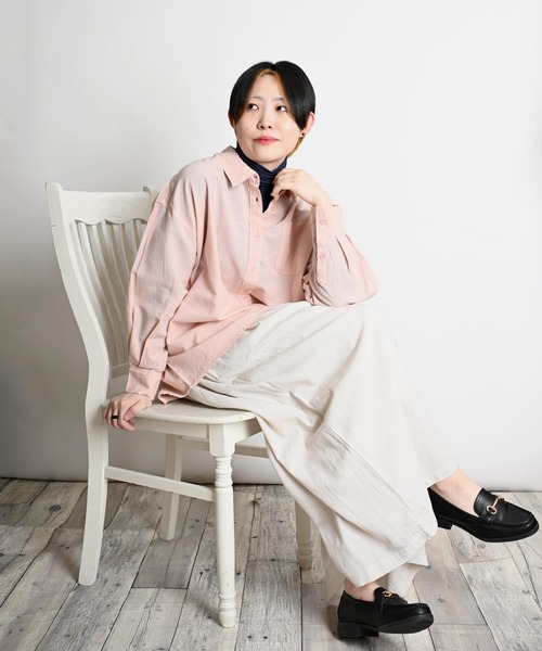 MARAI（マーライ）の「ウエストタックギャザー スカーチョ ガウチョパンツ（その他パンツ・レディース・カーキ/ベージュ/ブラック・フリー）」の7枚目の写真