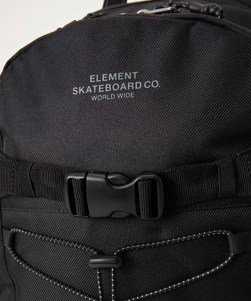 ELEMENT（エレメント）の「ELEMENT メンズ SCHEME SKATE BPK バックパック/リュック 【2025年春夏モデル】/エレメントキャリーベルト付きバックパック・リュックサック（バックパック/リュック・メンズ・ブラック・FREE）」の16枚目の写真