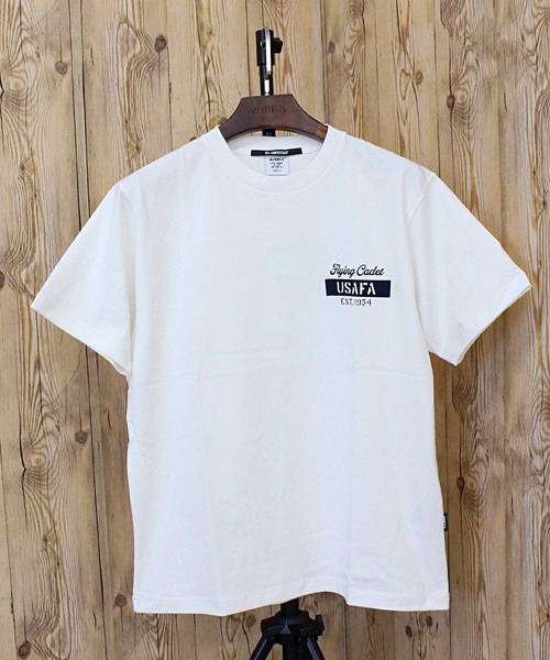 AVIREX（アヴィレックス）の「CADET PATCH T-SHIRT（Tシャツ/カットソー・メンズ・ブラック/ブルー/セージグリーン/ホワイト/ライトグレー・L/XL/XXL/M）」の13枚目の写真