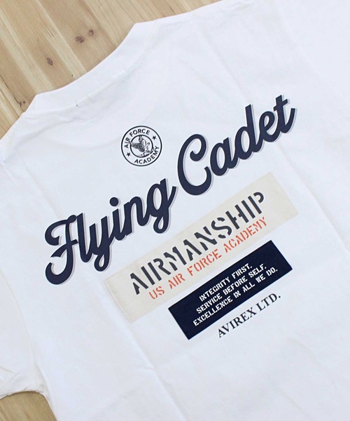 AVIREX（アヴィレックス）の「CADET PATCH T-SHIRT（Tシャツ/カットソー・メンズ・ブラック/ブルー/セージグリーン/ホワイト/ライトグレー・L/XL/XXL/M）」の11枚目の写真