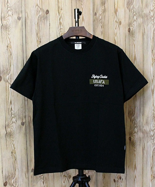 AVIREX（アヴィレックス）の「CADET PATCH T-SHIRT（Tシャツ/カットソー・メンズ・ブラック/ブルー/セージグリーン/ホワイト/ライトグレー・L/XL/XXL/M）」の10枚目の写真