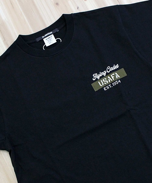 AVIREX（アヴィレックス）の「CADET PATCH T-SHIRT（Tシャツ/カットソー・メンズ・ブラック/ブルー/セージグリーン/ホワイト/ライトグレー・L/XL/XXL/M）」の9枚目の写真