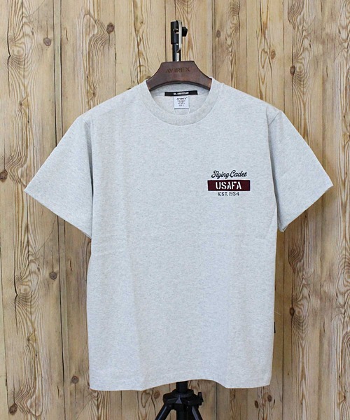 AVIREX（アヴィレックス）の「CADET PATCH T-SHIRT（Tシャツ/カットソー・メンズ・ブラック/ブルー/セージグリーン/ホワイト/ライトグレー・L/XL/XXL/M）」の7枚目の写真