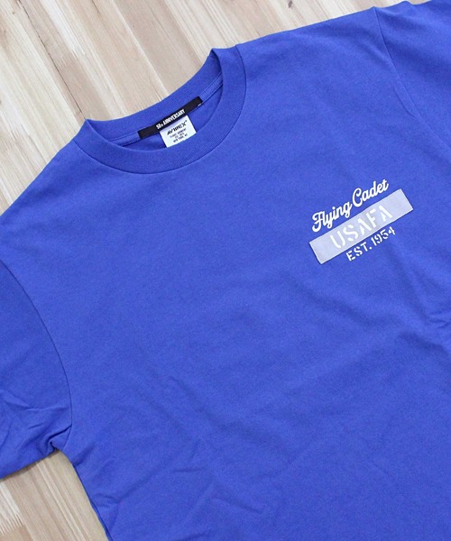 AVIREX（アヴィレックス）の「CADET PATCH T-SHIRT（Tシャツ/カットソー・メンズ・ブラック/ブルー/セージグリーン/ホワイト/ライトグレー・L/XL/XXL/M）」の15枚目の写真