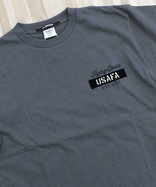 AVIREX（アヴィレックス）の「CADET PATCH T-SHIRT（Tシャツ/カットソー・メンズ・ブラック/ブルー/セージグリーン/ホワイト/ライトグレー・L/XL/XXL/M）」の18枚目の写真