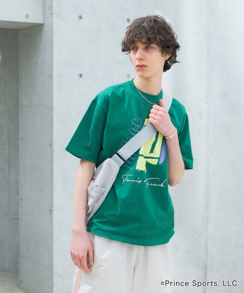 SENSE OF PLACE by URBAN RESEARCH(センスオブプレイスバイアーバンリサーチ)の「『別注』prince グラフィックショートスリーブTシャツ(Tシャツ/カットソー・メンズ・グリーン/チャコールグレー/ホワイト・LARGE/MEDIUM)」の20枚目の写真