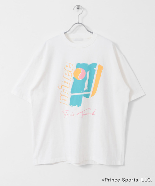 SENSE OF PLACE by URBAN RESEARCH(センスオブプレイスバイアーバンリサーチ)の「『別注』prince グラフィックショートスリーブTシャツ(Tシャツ/カットソー・メンズ・グリーン/チャコールグレー/ホワイト・LARGE/MEDIUM)」の4枚目の写真