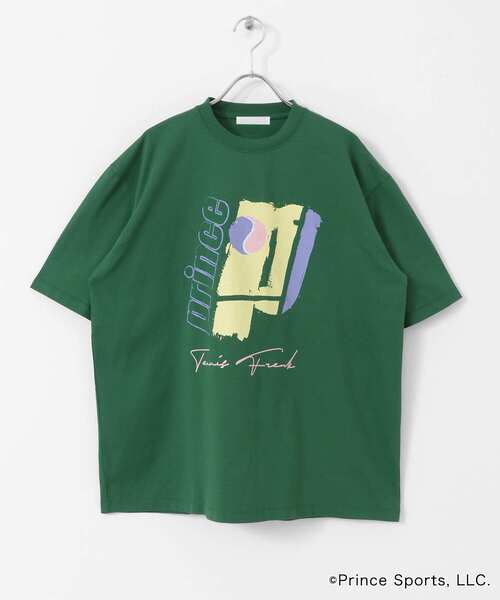 SENSE OF PLACE by URBAN RESEARCH(センスオブプレイスバイアーバンリサーチ)の「『別注』prince グラフィックショートスリーブTシャツ(Tシャツ/カットソー・メンズ・グリーン/チャコールグレー/ホワイト・LARGE/MEDIUM)」の6枚目の写真