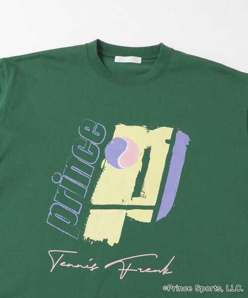 SENSE OF PLACE by URBAN RESEARCH(センスオブプレイスバイアーバンリサーチ)の「『別注』prince グラフィックショートスリーブTシャツ(Tシャツ/カットソー・メンズ・グリーン/チャコールグレー/ホワイト・LARGE/MEDIUM)」の7枚目の写真