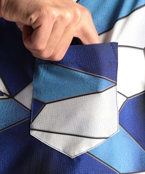 NICOLE CLUB FOR MEN（ニコルクラブフォーメン）の「アラカルトプリント ＢＤスタンドシャツ（シャツ/ブラウス・メンズ・ホワイト系/ブルー系/ブラック系・LARGE/MEDIUM/X-LARGE）」の13枚目の写真