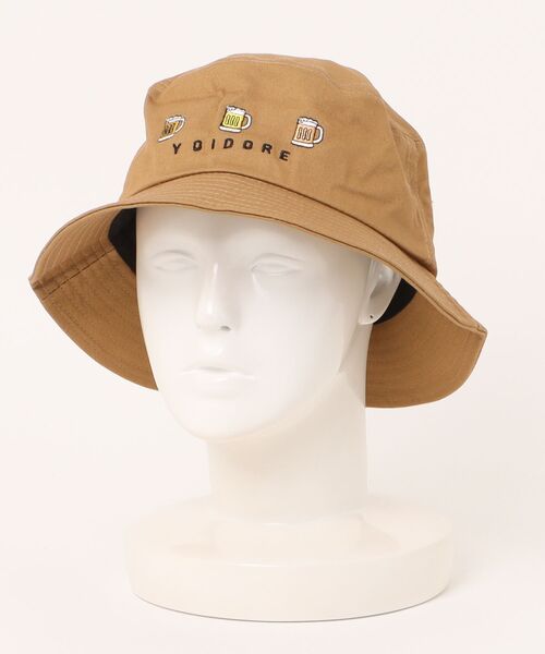 JACKROSE（ジャックローズ）の「YOIDORE ﾊﾞｹｯﾄﾊｯﾄ（ハット・メンズ・ベージュ/ブラック/ライトベージュ/ブラック系2・FREE）」の3枚目の写真