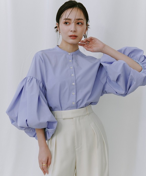 セール】ボリュームスリーブブラウス（シャツ/ブラウス
