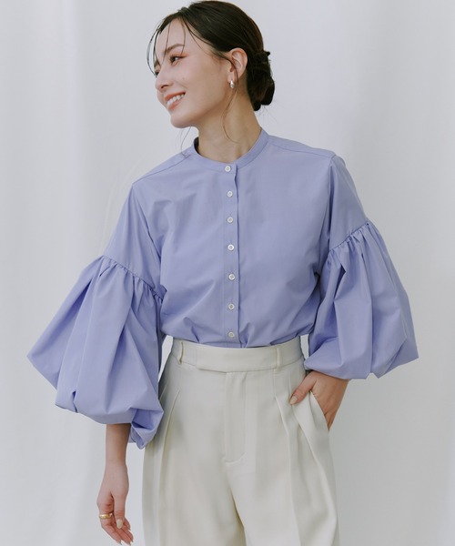 セール】ボリュームスリーブブラウス（シャツ/ブラウス