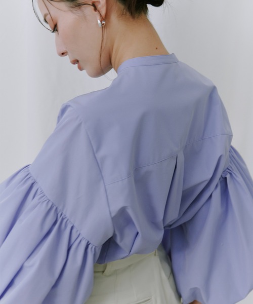 セール】ボリュームスリーブブラウス（シャツ/ブラウス）｜anuans（ア