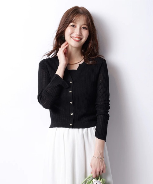 JUSGLITTY（ジャスグリッティー）の「シアーリブアンサンブル（ニット