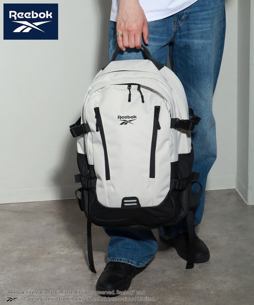 Reebok(リーボック)の「【Reebok/リーボック】ワンポイント刺繍ロゴ バックパック(バックパック/リュック・メンズ・ブラック/チャコールグレー/アイボリー・FREE)」の9枚目の写真