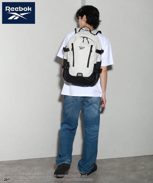 Reebok(リーボック)の「【Reebok/リーボック】ワンポイント刺繍ロゴ バックパック(バックパック/リュック・メンズ・ブラック/チャコールグレー/アイボリー・FREE)」の11枚目の写真