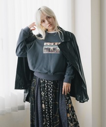 EMILY IN PARIS × FUDGE / PHOTO SWEAT SHIRT/La vie and ROSES スウェット トレーナー 秋物 秋服 2026年秋冬