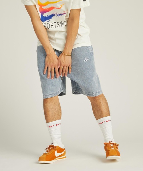 ナイキ スポーツウェア メンズ デニム ウォッシュ加工 ショートパンツ セール】ナイキ スポーツウェア メンズ デニム ウォッシュ加工
