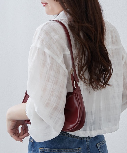Another Branch olive des olive（アナザーブランチオリーブデオリーブ）の「ＷＺＩＰシアＢＺ（ブルゾン・レディース・ブラック/サックスブルー/オフホワイト・FREE）」の10枚目の写真