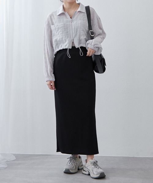 Another Branch olive des olive（アナザーブランチオリーブデオリーブ）の「ＷＺＩＰシアＢＺ（ブルゾン・レディース・ブラック/サックスブルー/オフホワイト・FREE）」の19枚目の写真