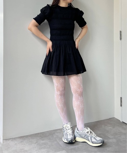 技ありデザイン【alexander wang】シャーリング ミニワンピース セール】《追加》シャーリングミニワンピース（ワンピース）｜U