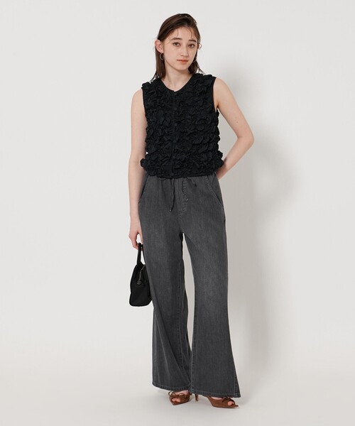 ユナイテッドアローズ　黒　未使用に近い　デニムパンツ　ワイド　バギー UNITED ARROWS ジーンズ バギー デニムパンツ メンズ : ZOZOTOWN