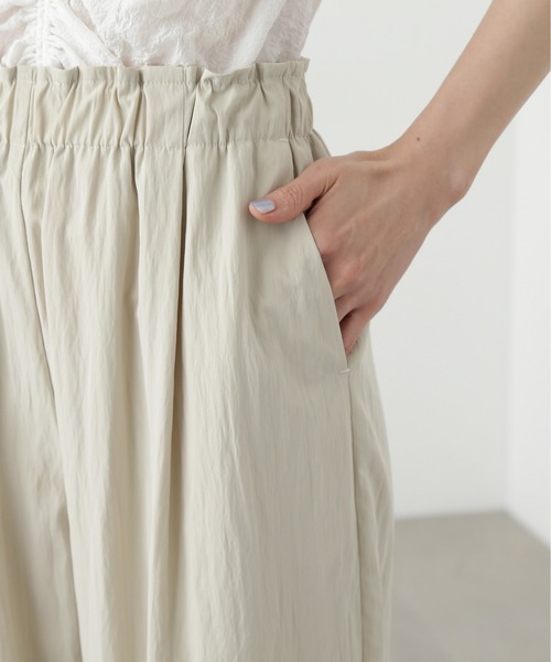 N.（N. Natural Beauty Basic）（エヌエヌナチュラルビューティーベーシック）の「【PS/低身長サイズ】ライトコットンイージーパンツ（その他パンツ・レディース・ライトグリーン/オフホワイト/チャコールグレー・MEDIUM/P/S）」の14枚目の写真