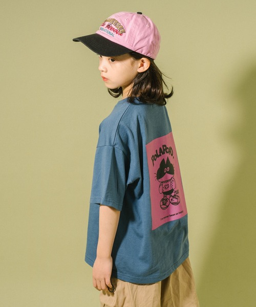 URBAN CHERRY(アーバンチェリー)の「ユーズドライクバイカラーフロント刺繍キャップ(キャップ・キッズ・ブラック/ネイビー/ピンク・FREE)」の22枚目の写真