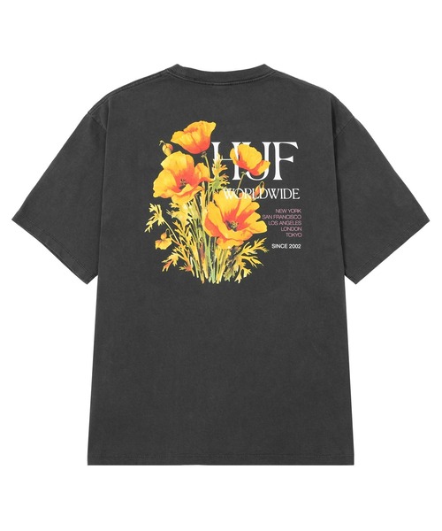 HUF(ハフ)の「POPPY TEE(Tシャツ/カットソー・メンズ・ホワイト/ブラック/セージグリーン・S/M/L/XL/XXL)」の13枚目の写真