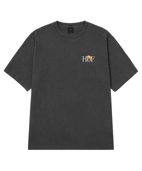 HUF(ハフ)の「POPPY TEE(Tシャツ/カットソー・メンズ・ホワイト/ブラック/セージグリーン・S/M/L/XL/XXL)」の12枚目の写真