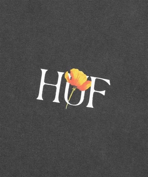 HUF(ハフ)の「POPPY TEE(Tシャツ/カットソー・メンズ・ホワイト/ブラック/セージグリーン・S/M/L/XL/XXL)」の18枚目の写真