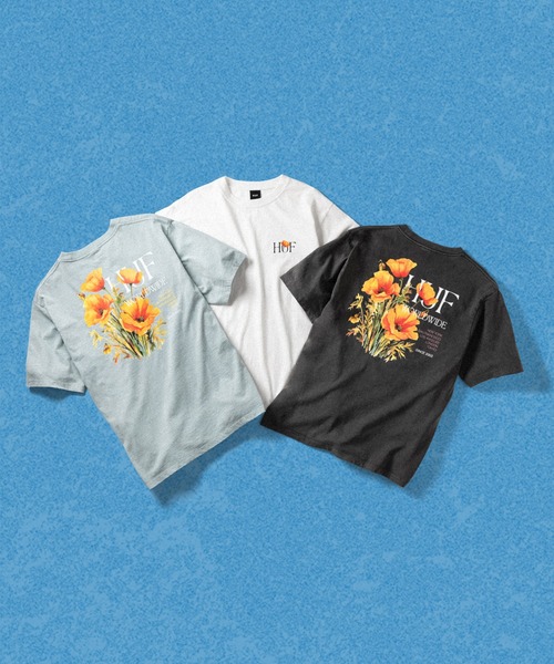 POPPY TEE / HUF Tシャツ 半袖（Tシャツ/カットソー）｜HUF