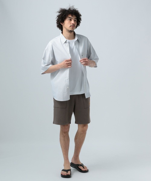 BAYFLOW（ベイフロー）の「[味わいのある加工感]ピグメントスウェットショーツ（その他パンツ・メンズ・ダークブルー/ライトブルー/チャコールグレー/ピンク・MEDIUM/LARGE）」の22枚目の写真