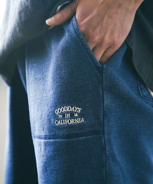 BAYFLOW（ベイフロー）の「[味わいのある加工感]ピグメントスウェットショーツ（その他パンツ・メンズ・ダークブルー/ライトブルー/チャコールグレー/ピンク・MEDIUM/LARGE）」の7枚目の写真