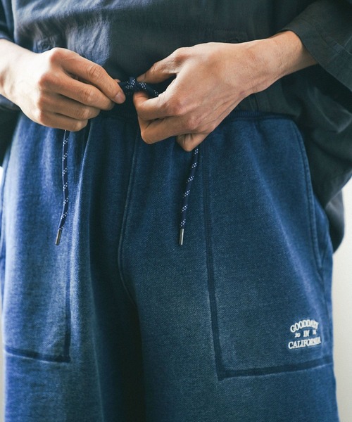 BAYFLOW（ベイフロー）の「[味わいのある加工感]ピグメントスウェットショーツ（その他パンツ・メンズ・ダークブルー/ライトブルー/チャコールグレー/ピンク・MEDIUM/LARGE）」の8枚目の写真