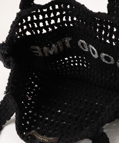 The Bagmati（ザバグマティ）の「【THE BAGMATI/ザ・バグマティー】かごバッグ　 トートバッグ　コットン（かごバッグ・レディース・ブラック/ナチュラル・FREE）」の6枚目の写真