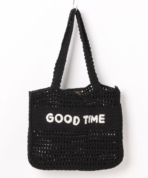 The Bagmati（ザバグマティ）の「【THE BAGMATI/ザ・バグマティー】かごバッグ　 トートバッグ　コットン（かごバッグ・レディース・ブラック/ナチュラル・FREE）」の3枚目の写真