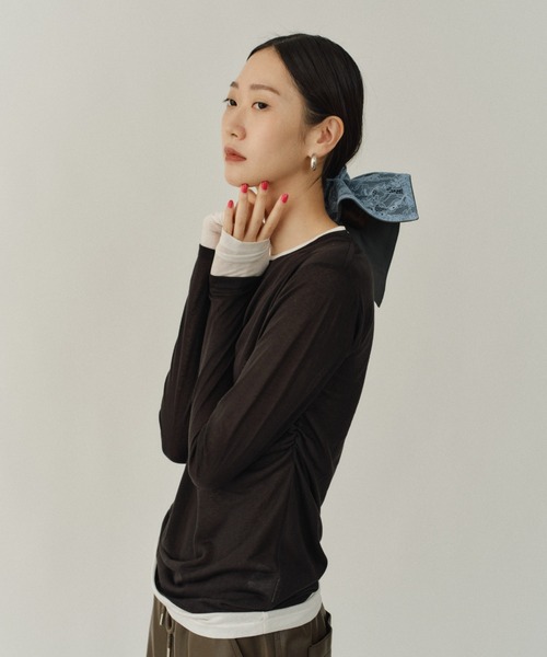 セール】Two-tone chouchou / ツートンシュシュ（シュシュ）｜yae