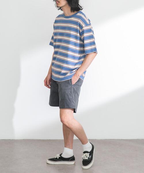 URBAN RESEARCH Sonny Label（アーバンリサーチサニーレーベル）の「コーデュロイイージーバギーショートパンツ（その他パンツ・メンズ・ブラック/オフホワイト/ブルー/グレー/ピンク・MEDIUM/LARGE）」の13枚目の写真