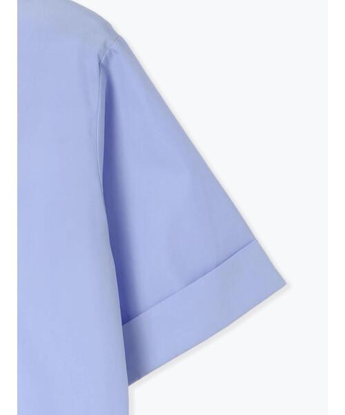 Te chichi（テチチ）の「レースカラー5分袖シャツブラウス（シャツ/ブラウス・レディース・オフホワイト/サックスブルー・F）」の6枚目の写真