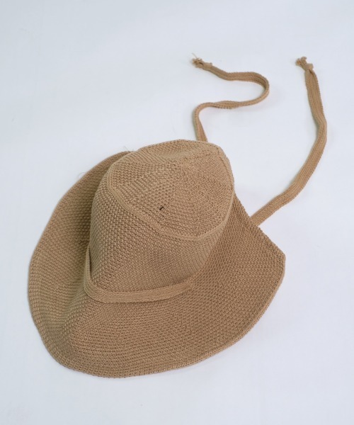 shopnikoniko（ショップニコニコ）の「ストローハット リボン 紐付き ペーパー編み  帽子 ハット（ハット・レディース・アイボリー/ベージュ/ブラック・フリー）」の18枚目の写真