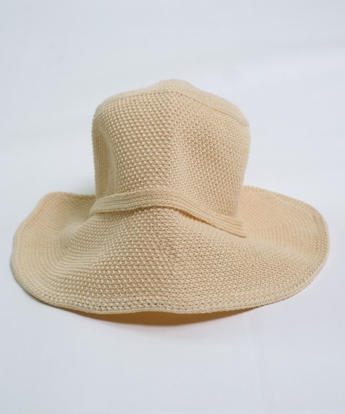 shopnikoniko（ショップニコニコ）の「ストローハット リボン 紐付き ペーパー編み  帽子 ハット（ハット・レディース・アイボリー/ベージュ/ブラック・フリー）」の19枚目の写真