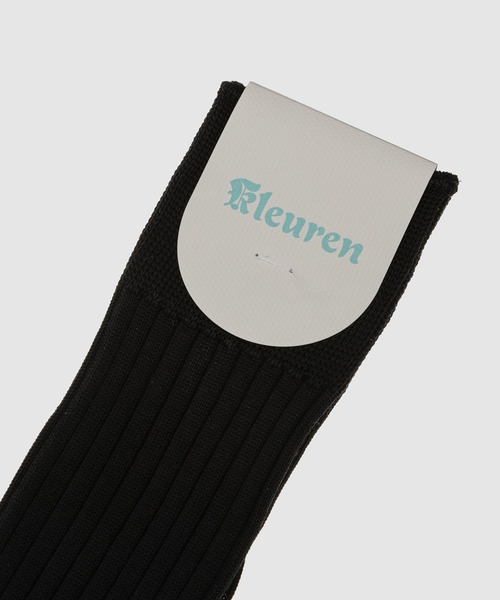 DIGAWEL(ディガウェル)の「Rib hose socks (Kleuren × DIGAWEL)/Midsommar(ソックス/靴下・メンズ・ホワイト/ブラック/グレー・FREE)」の6枚目の写真