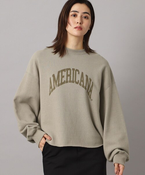 セール】Americana（アメリカーナ）ロゴスウェットプルオーバー
