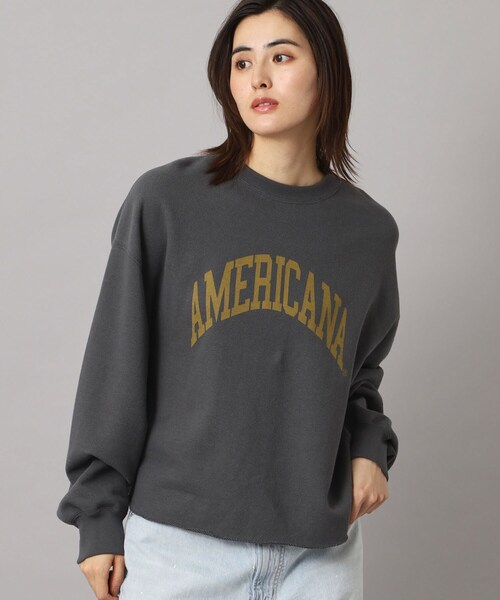 セール】Americana（アメリカーナ）ロゴスウェットプルオーバー