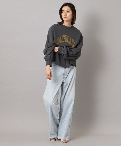 セール】Americana（アメリカーナ）ロゴスウェットプルオーバー
