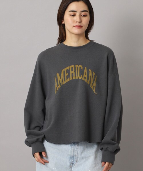 セール】Americana（アメリカーナ）ロゴスウェットプルオーバー