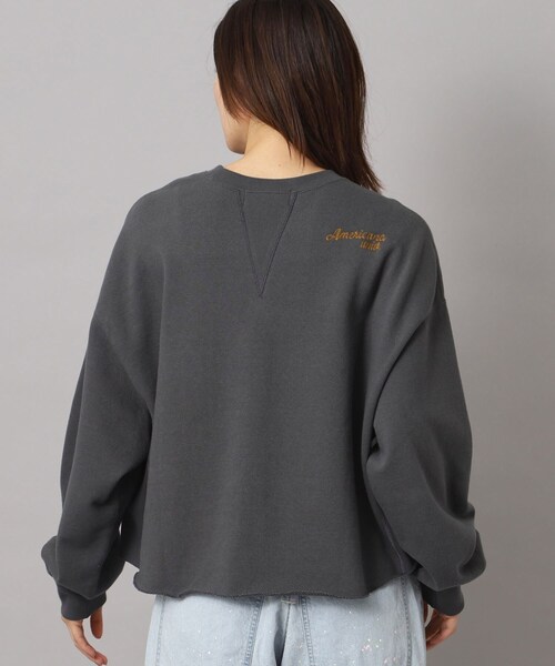 【新品】完売レア⭐︎Americana アメリカーナ別注　プルオーバー　グレー セール】Americana（アメリカーナ）ロゴスウェットプルオーバー